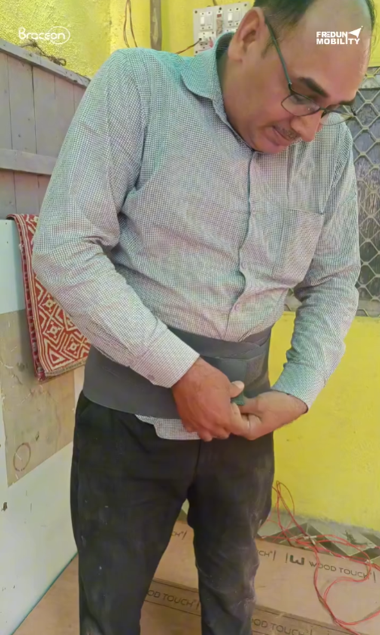 Restore Balance & Relieve Back Pain with Fredun Mobility’s BraceOn IS Belt